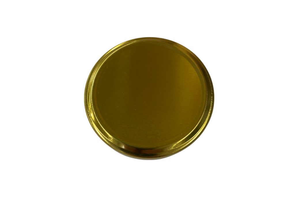 Glass Jar Lids - Gold