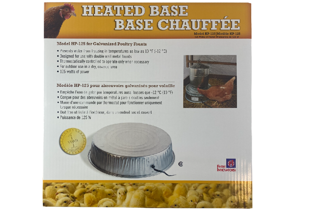 Base chauffante