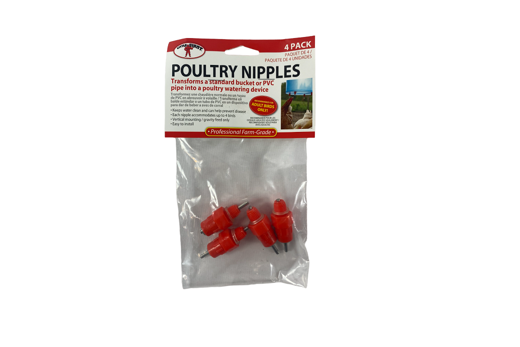 Tétines pour volaille - Lot de 4