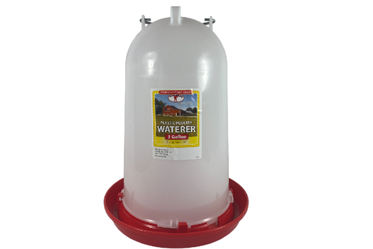 Abreuvoir en plastique de 3 gallons