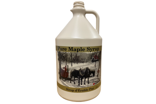 Pichets de sirop d'érable en plastique