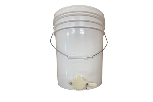 Seau en plastique de 5 gallons avec porte
