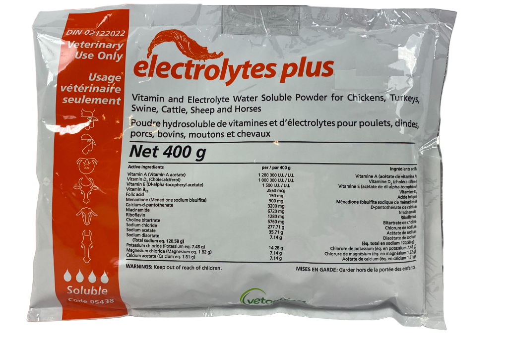 Vétoquinol - Électrolytes Plus - 400 g