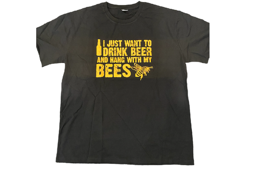 T-shirt « Traîne avec mes abeilles »