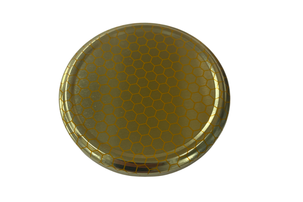 Glass Jar Lids - Honeycomb