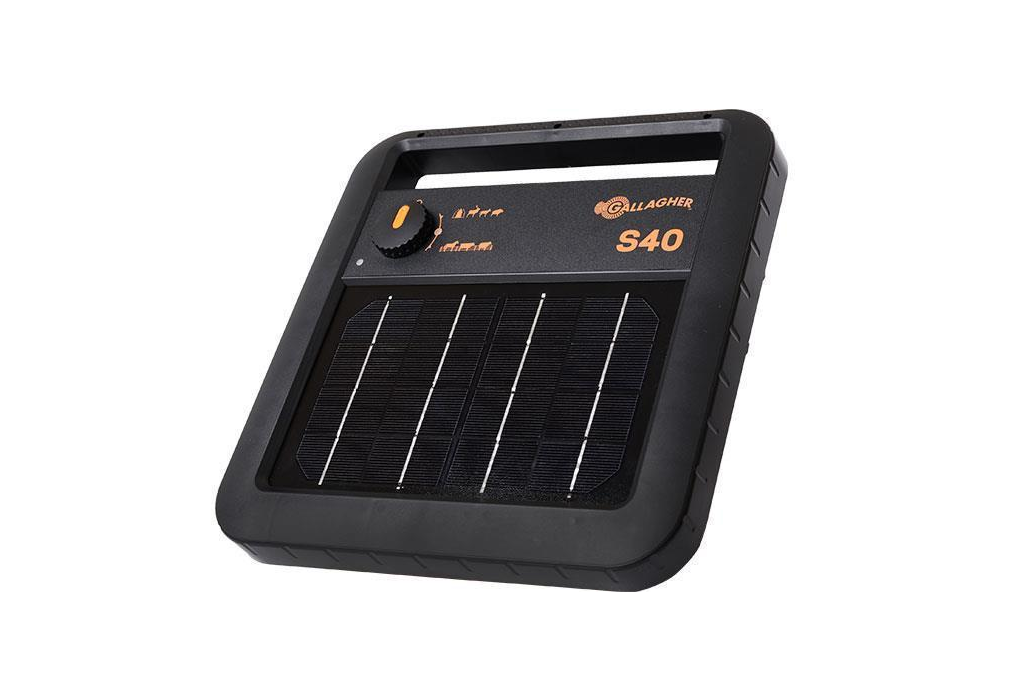 Électrificateur de clôture solaire Gallagher S40