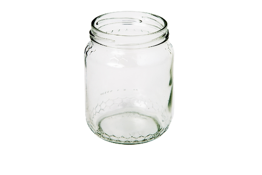 Pot de 1 kg avec motif peigne