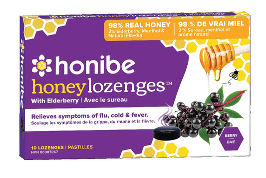 Pastilles au miel Honibe - Sureau
