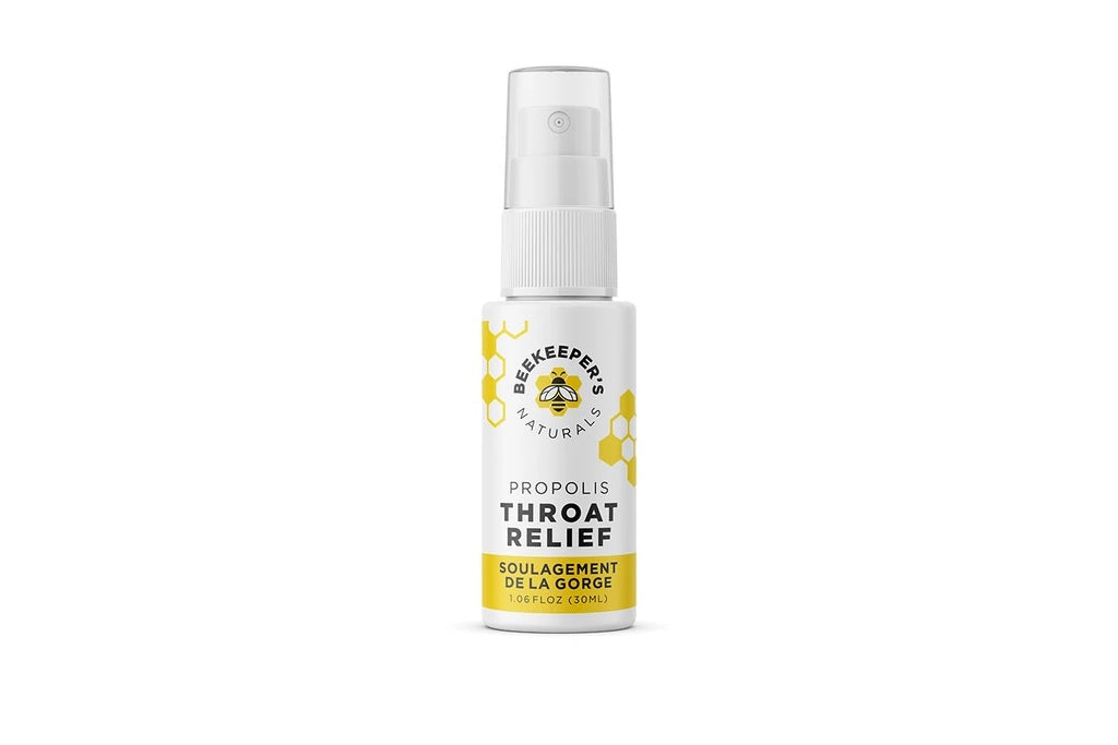 Spray pour la gorge à la propolis de Beekeeper's Naturals