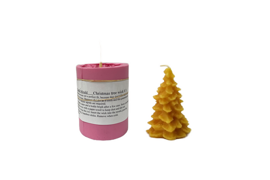 Moule à bougie en forme de sapin de Noël 3" x 4"