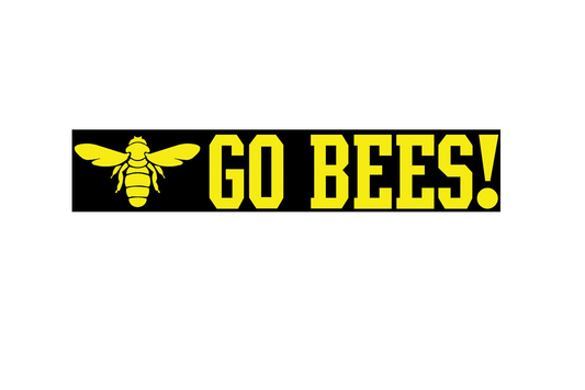 Allez les abeilles - Autocollant pour pare-chocs