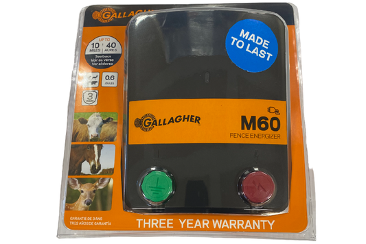 Électrificateur de clôture Gallagher M60