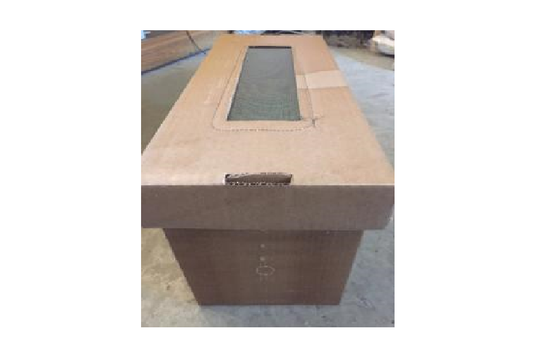 Boîte Nuc en carton avec évent